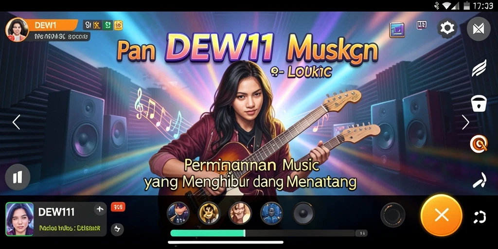 Screenshot DEWI11 menampilkan gameplay yang menarik dengan efek suara yang memukau.