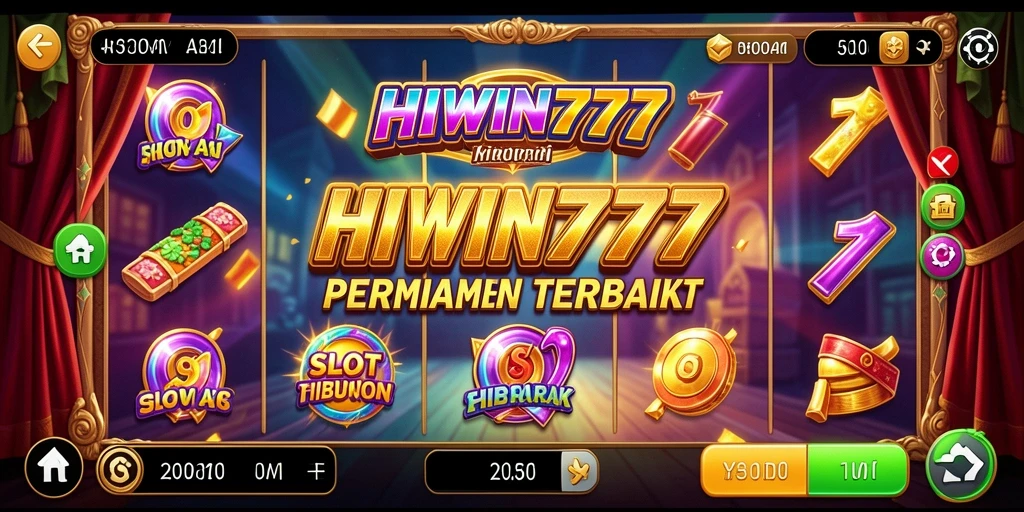 Tampilan gameplay HIWIN777 yang menarik dan penuh warna.