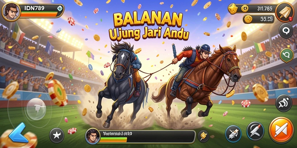 Tampilan menarik gameplay balapan di IDN789 yang menghibur.