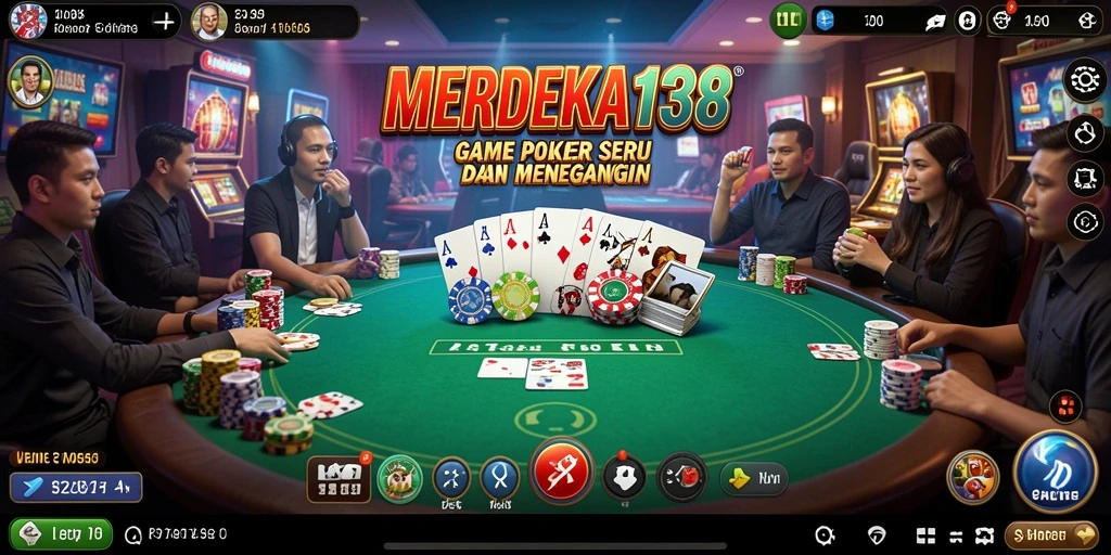 Tampilan gameplay seru dan menegangkan di MERDEKA138.