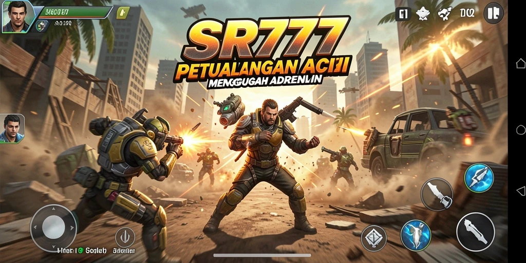 Tampilan gameplay SR777 yang intens dan penuh aksi.