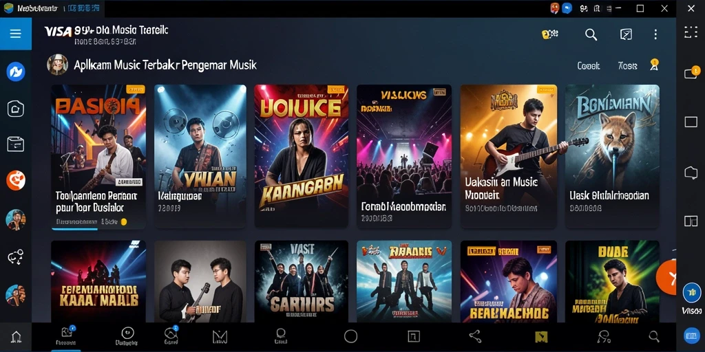 Screenshot gameplay <strong>VISA89</strong> menampilkan gameplay musik yang menarik.